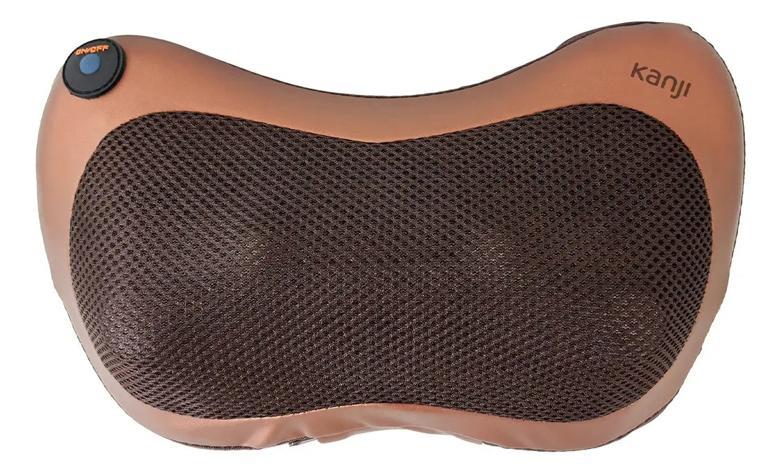 Masajeador Cervical Kanji Shiatsu con Calor Infrarrojo para Cuello, Espalda y Hombros